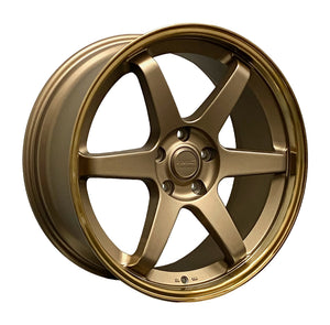 RAC R09BZ MATTE BRONZE WITH GLOSS BRONZE LIP WHEELS | 17X7.5 | 5X100 | OFFSET: 35MM | CB: 73.1MM