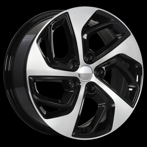 ART REPLICA 141 GLOSS BLACK MACHINED FACE WHEELS | 17X7 | 5X114.3 | OFFSET: 50MM | CB: 67.1MM