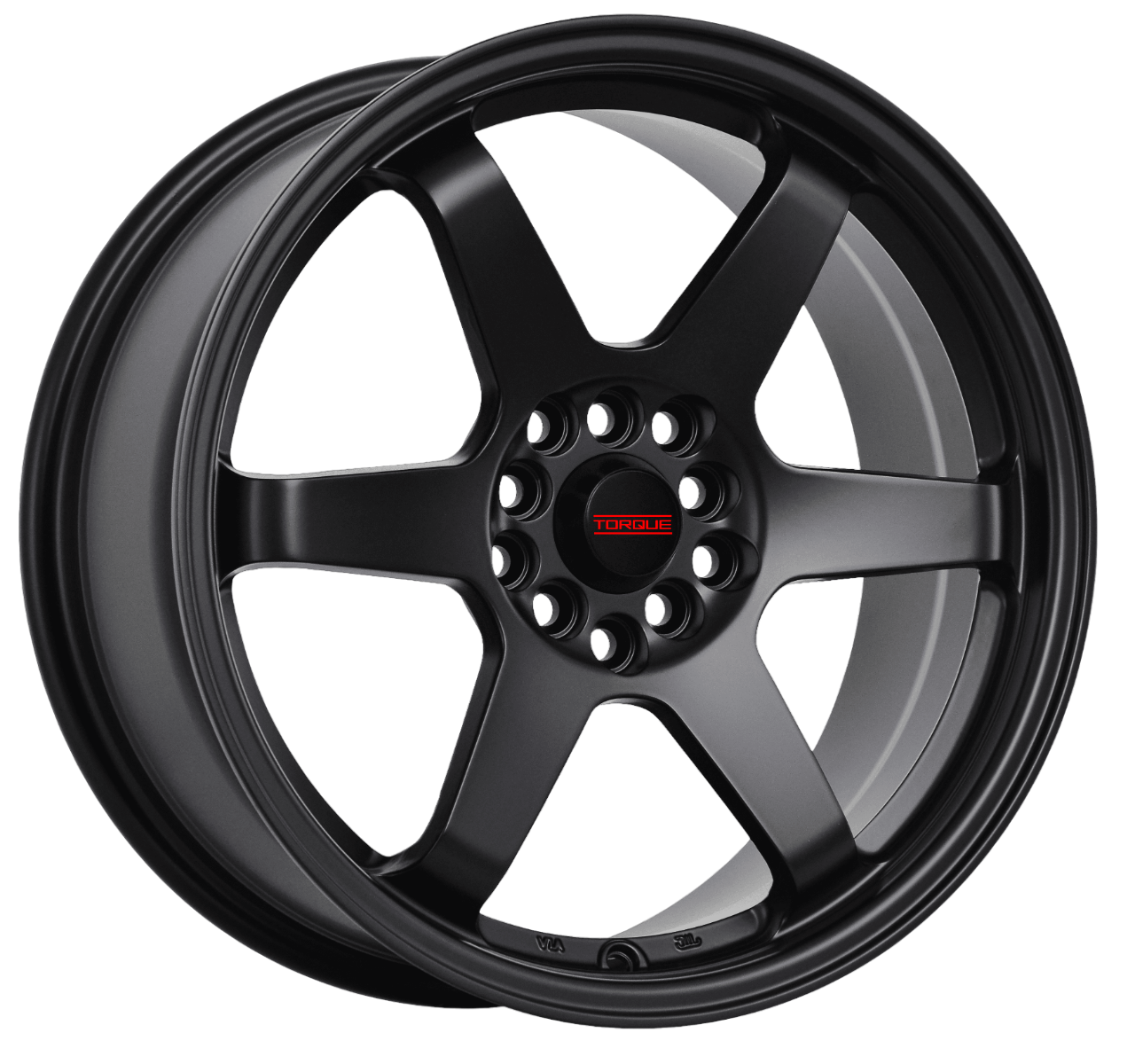 TORQUE REPLAY GLOSS BLACK WHEELS | 18X8 | 5X114.3 | OFFSET: 40MM | CB: 73.1MM