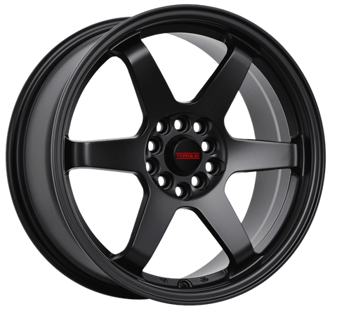 TORQUE REPLAY GLOSS BLACK WHEELS | 17X7.5 | 5X114.3 | OFFSET: 40MM | CB: 73.1MM