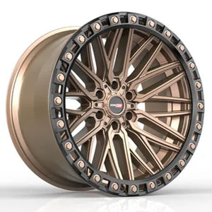 VORTEK VRT-608MBR MATTE BRONZE BLACK BEAD RING WHEELS | 20X12 | 6X135/6X139.7 | OFFSET: -44MM | CB: 106.1MM