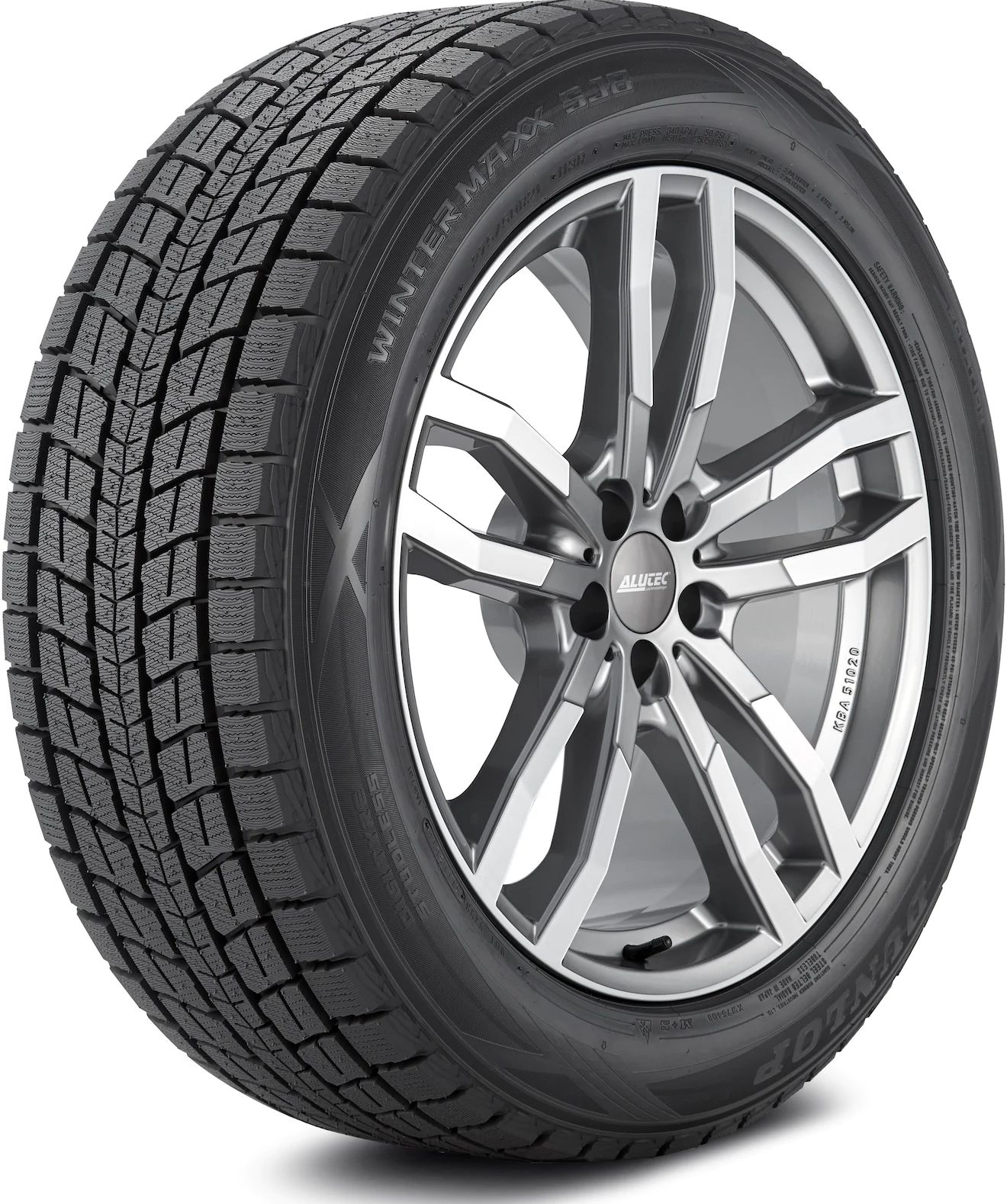 225/60R17 99R DUNLOP WINTER MAXX SJ8 WINTER TIRES (M+S + SNOWFLAKE)