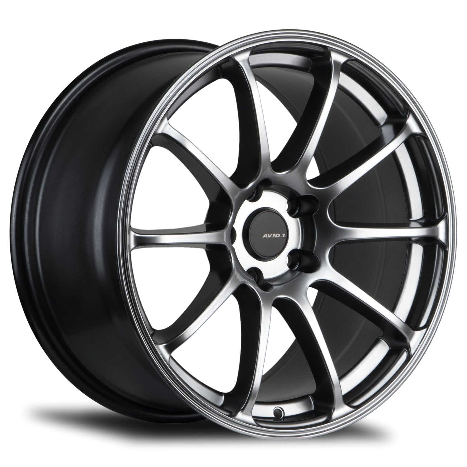 AVID1 AV-27 HYPER BLACK WHEELS | 18X9.5 | 5X114.3 | OFFSET: 38MM | CB: 73.1MM