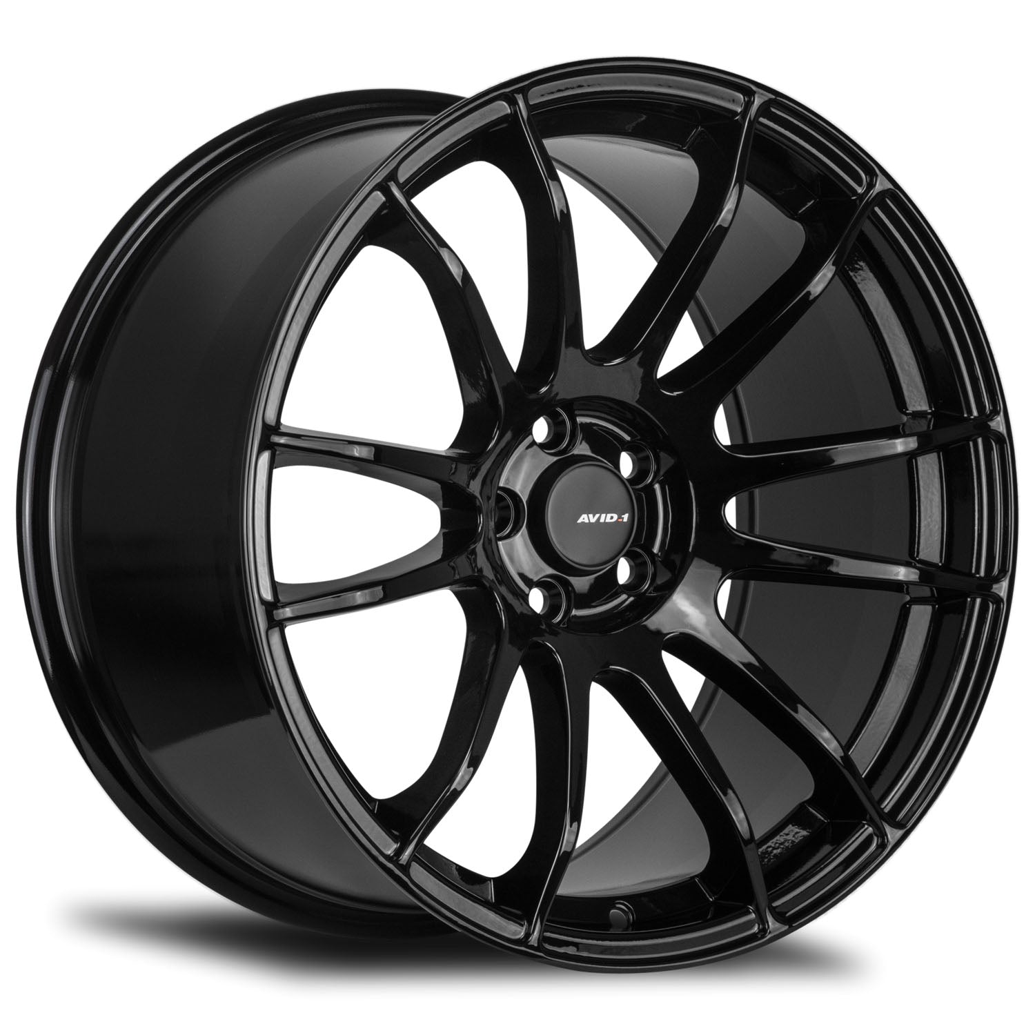 AVID1 AV-20 GLOSS BLACK WHEELS | 19X8.5 | 5X114.3 | OFFSET: 35MM | CB: 73.1MM