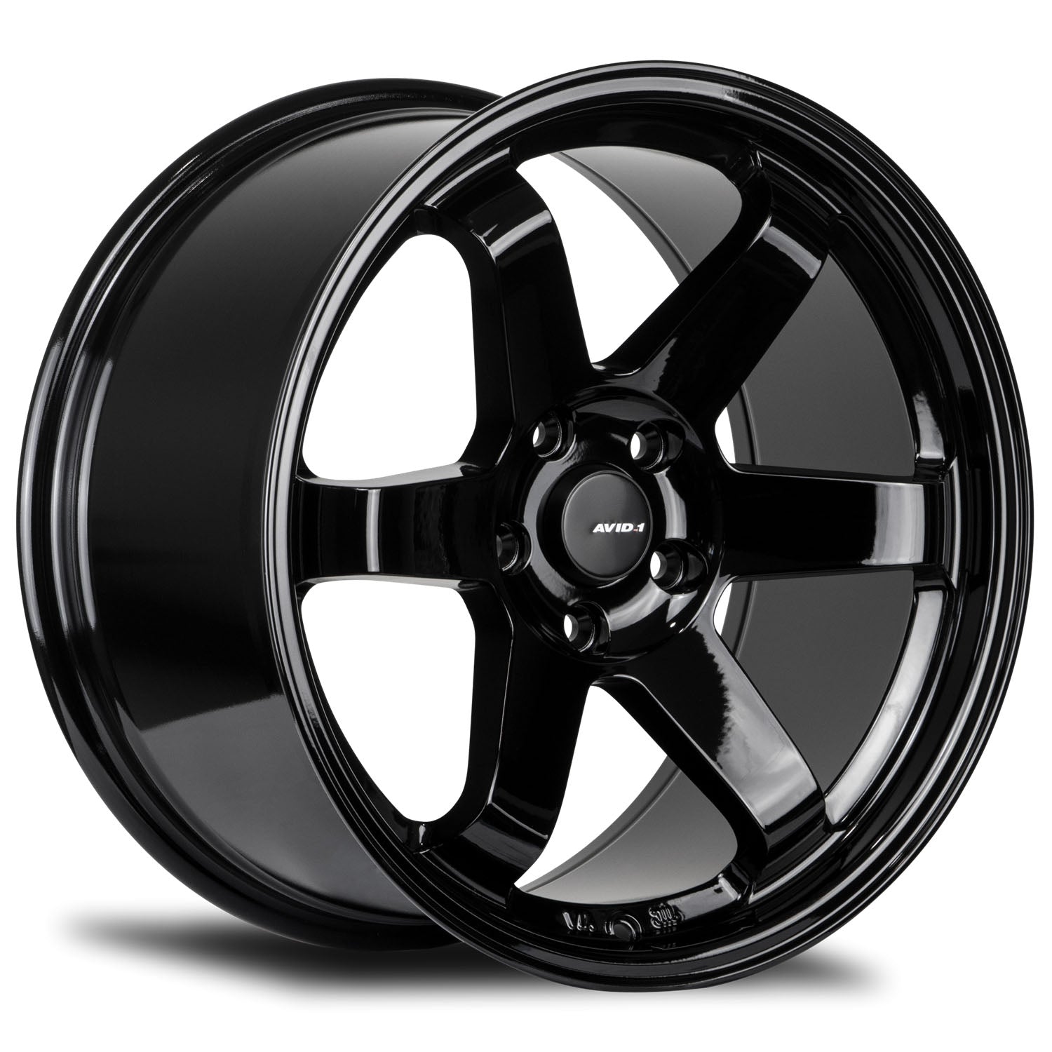 AVID1 AV-06 GLOSS BLACK WHEELS | 18X8 | 5X114.3 | OFFSET: 42MM | CB: 73.1MM