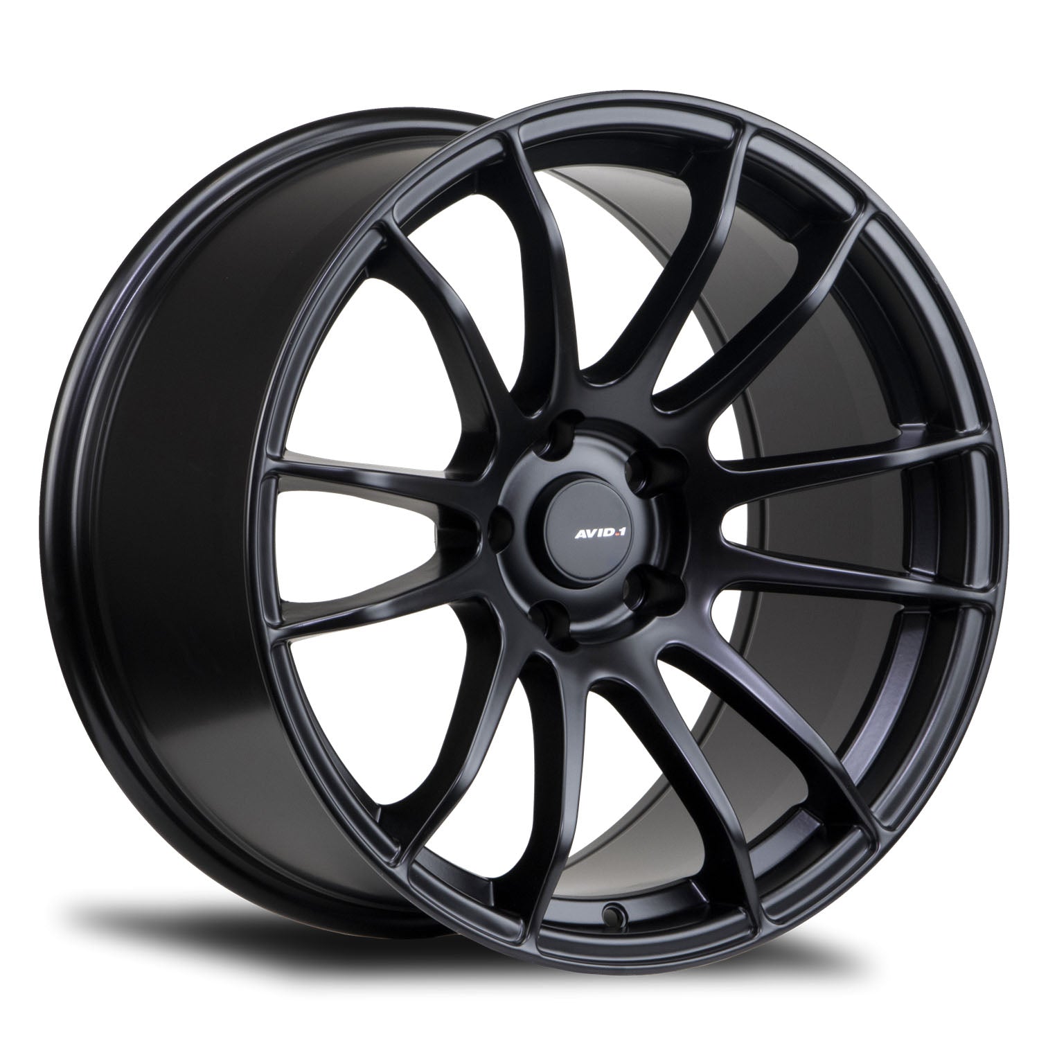 AVID1 AV-20 MATTE BLACK WHEELS | 17X9 | 5X114.3 | OFFSET: 35MM | CB: 73.1MM