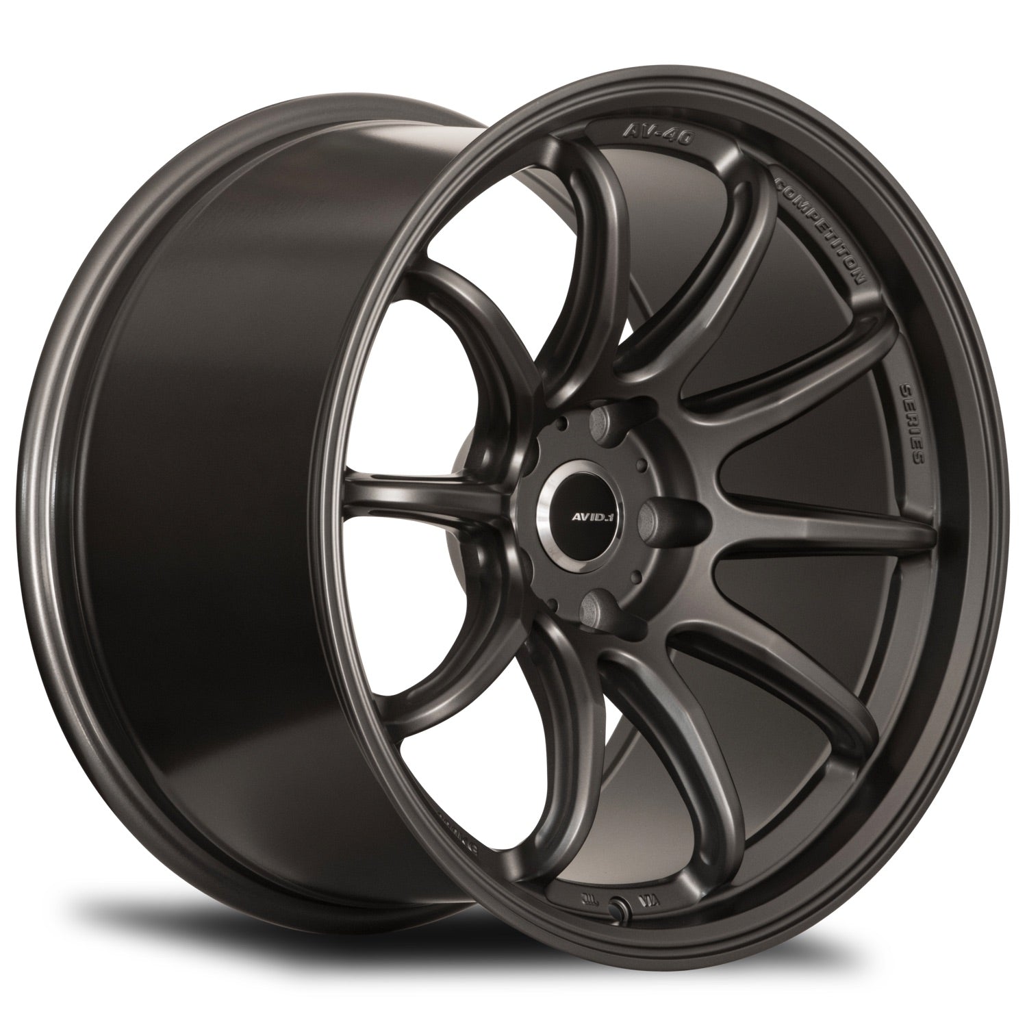 AVID1 AV-40 MATTE GRAPHITE WHEELS | 18X9.5 | 5X114.3 | OFFSET: 38MM | CB: 73.1MM