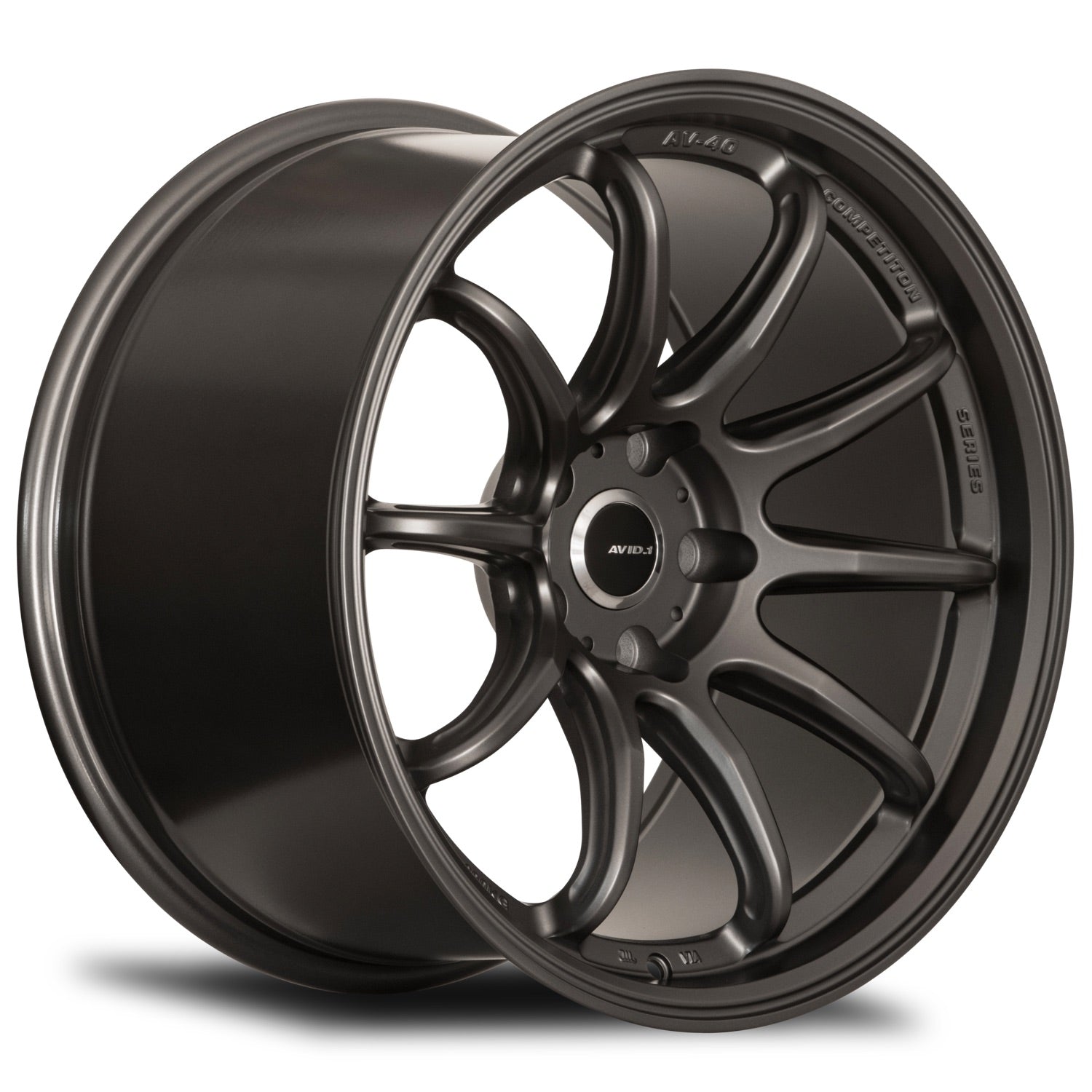 AVID1 AV-40 MATTE GRAPHITE WHEELS | 17X8 | 5X114.3 | OFFSET: 35MM | CB: 73.1MM