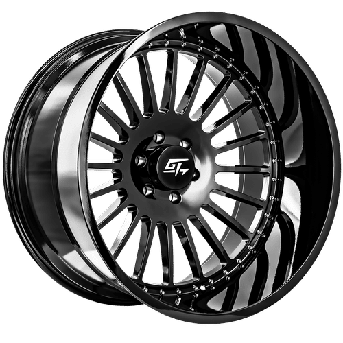 GT OFFROAD STRIKE GLOSS BLACK WHEELS | 20X9 | 8X165.1 | OFFSET: 5.5MM | CB: 125.2MM