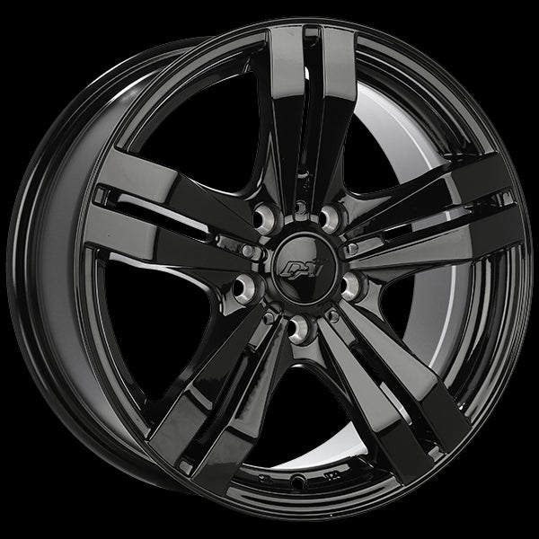 DAI TARGET GLOSS BLACK WHEELS | 17X7.5 | 5X114.3 | OFFSET: 42MM | CB: 67.1MM