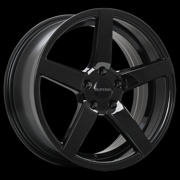 RUFFINO BOSS GLOSS BLACK WHEELS | 19X8.5 | 5X114.3 | OFFSET: 40MM | CB: 73.1MM