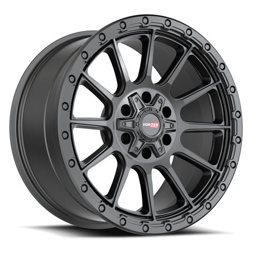 VORTEK VRT-606MB MATTE BLACK WHEELS | 17X9 | 5X127/5X139.7 | OFFSET: 12MM | CB: 78.1MM