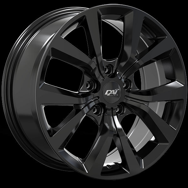 DAI MISSION GLOSS BLACK WHEELS | 17X7.5 | 5X114.3 | OFFSET: 40MM | CB: 67.1MM