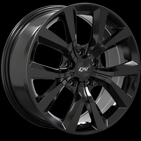 DAI MISSION GLOSS BLACK WHEELS | 17X7.5 | 5X114.3 | OFFSET: 42MM | CB: 73.1MM