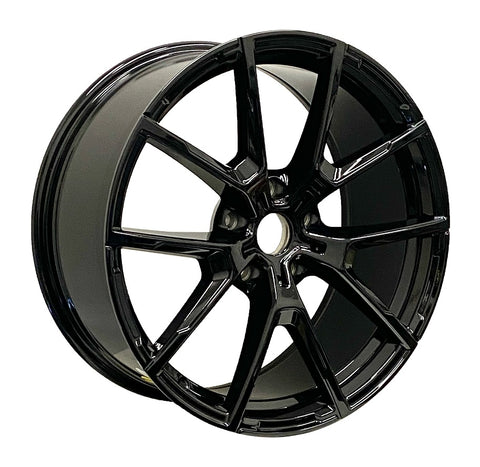 Fast Wheels FC04 Metallic Black 19x9.5 +35 5x108mm 72.6mm