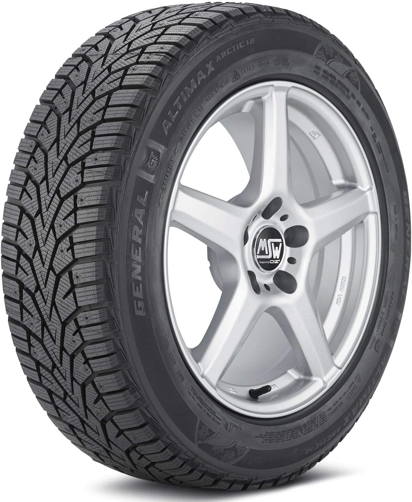 225/60R18 XL 104T GENERAL ALT IMAX ARCTIC 12 WINTER TIRES (M+S + SNOWFLAKE)