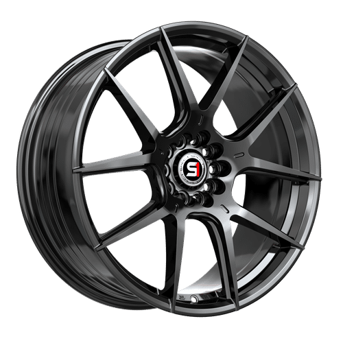 SPEC-1 RACING SP-71GB GLOSS BLACK WHEELS | 17X8 | 5X100/5X114.3 | OFFSET: 42MM | CB: 73.1MM