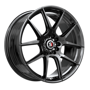 SPEC-1 RACING SP-71GB GLOSS BLACK WHEELS | 17X8 | 5X110/5X114.3 | OFFSET: 42MM | CB: 73.1MM