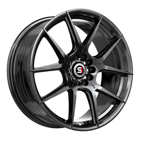 SPEC-1 RACING SP-71GB GLOSS BLACK WHEELS | 17X8 | 5X112/5X114.3 | OFFSET: 42MM | CB: 73.1MM