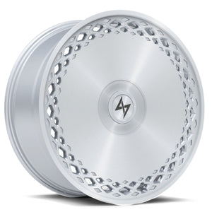 SENTALI CORAL REEF BRUSHED SILVER WHEELS | 26X10 | 5X130 | OFFSET: 10MM | CB: 84.1MM