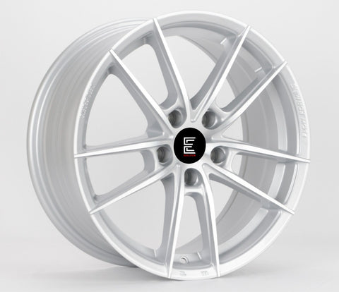 EVOLUTION 2239 GLOSS SILVER MACHINED FACE WHEELS | 17X7.5 | 5X114.3 | OFFSET: 38MM | CB: 73.1MM