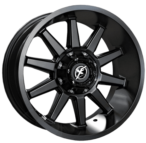 XF OFFROAD XF-219 MATTE BLACK WHEELS | 20X10 | 8X165.1/8X170 | OFFSET: -12MM | CB: 125.2MM