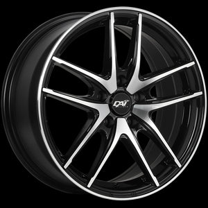 DAI APEX GLOSS BLACK MACHINED FACE WHEELS | 16X7 | 4X100 | OFFSET: 40MM | CB: 73.1MM