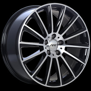 ART REPLICA 194 GLOSS BLACK MACHINED FACE WHEELS | 18X8.5 | 5X112 | OFFSET: 35MM | CB: 66.6MM