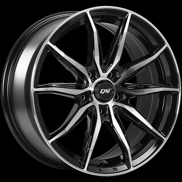 DAI FRANTIC GLOSS BLACK MACHINED FACE WHEELS | 15X6.5 | 5X114.3 | OFFSET: 38MM | CB: 67.1MM