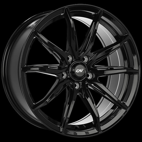 DAI FRANTIC GLOSS BLACK WHEELS | 16X7 | 4X100 | OFFSET: 38MM | CB: 73.1MM