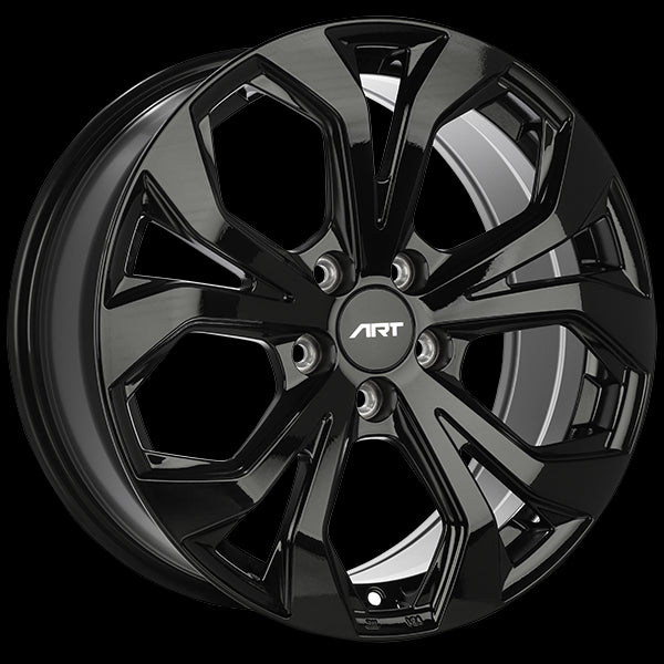 ART REPLICA 183 GLOSS BLACK WHEELS | 18X8 | 5X114.3 | OFFSET: 40MM | CB: 73.1MM