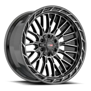 VORTEK VRP-502BDCDT BLACK DIAMOND CUT W AND DARK TINT WHEELS | 20X9 | 6X135/6X139.7 | OFFSET: 0MM | CB: 106.1MM