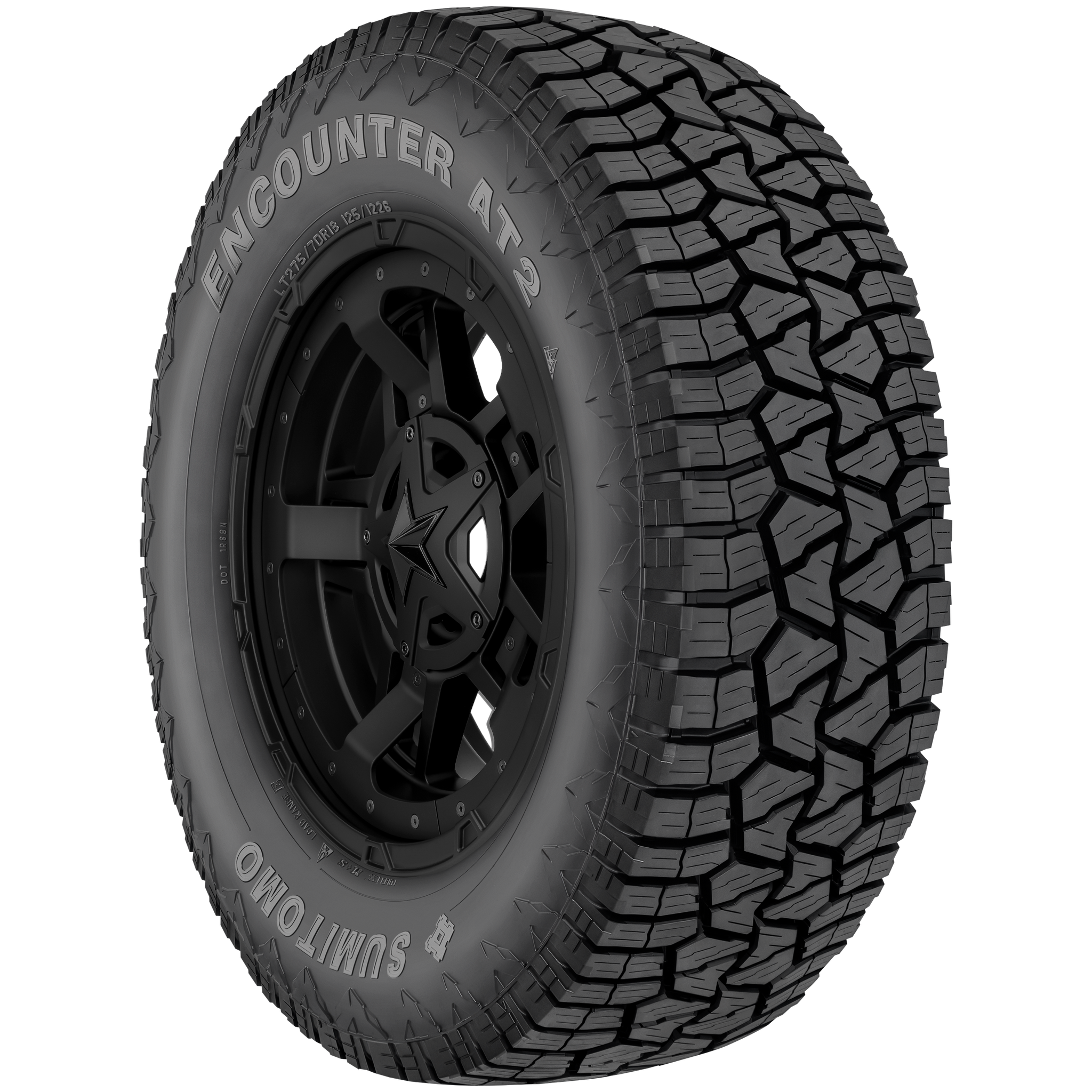 235/75R17 109T SUMITOMO ENCOUNTER AT2 ALL-WEATHER TIRES (M+S + SNOWFLAKE)