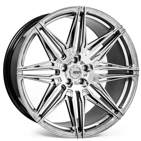 SET OF 4X WHEELS - ADV.1 ADV08 PHANTOM BLACK WHEELS | 22X9.5 | 5X120 | OFFSET: 25MM | CB: 72.56MM