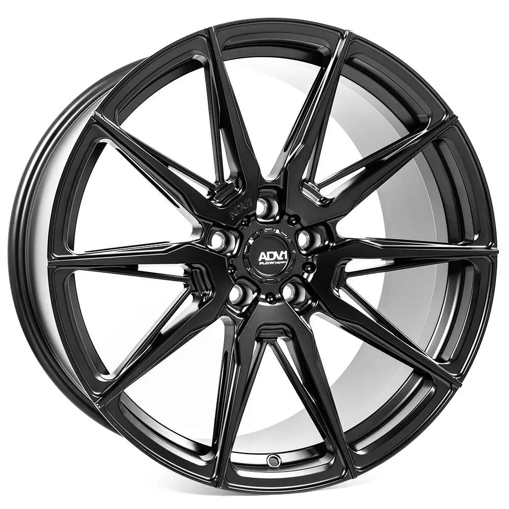 SET OF 4X WHEELS - ADV.1 ADV5.0 SATIN BLACK WHEELS | 20X12 | 5X120.65 | OFFSET: 50MM | CB: 70.3MM