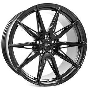 SET OF 4X WHEELS - ADV.1 ADV5.0 SATIN BLACK WHEELS | 20X12 | 5X120.65 | OFFSET: 50MM | CB: 70.3MM