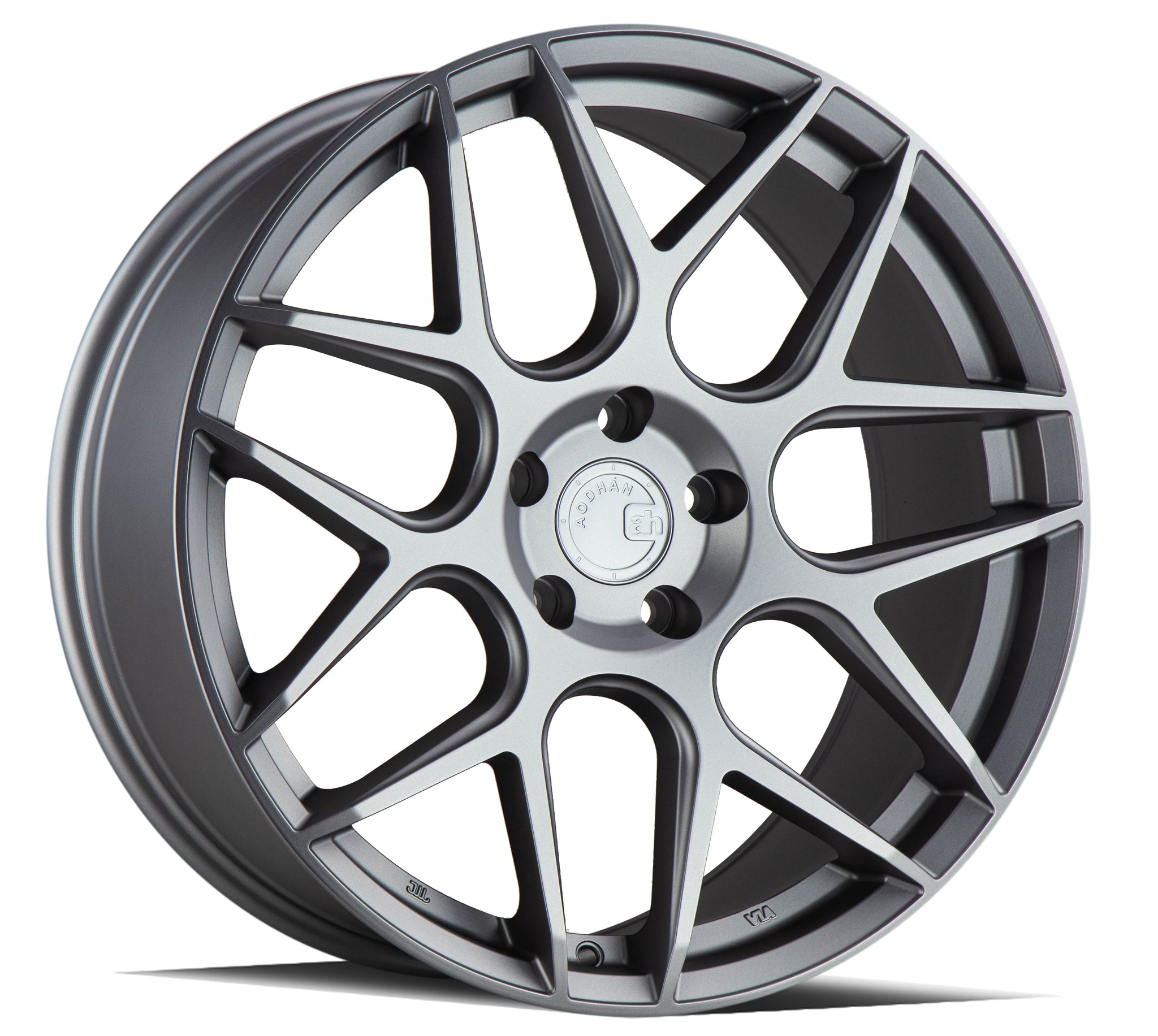 AODHAN AFF2 MATTE GRAY WHEELS | 19X8.5 | 5X120 | OFFSET: 35MM | CB: 72.6MM