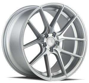 AODHAN AFF3 SILVER WITH MACHINED FACE WHEELS | 20X10.5 | 5X120 | OFFSET: 35MM | CB: 72.6MM