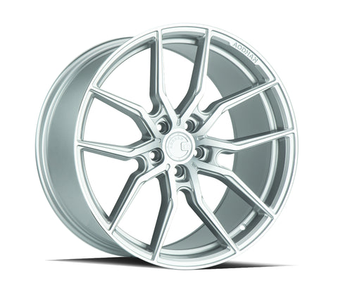 AODHAN AFF1 SILVER WITH MACHINED FACE WHEELS | 20X10.5 | 5X114.3 | OFFSET: 45MM | CB: 73.1MM