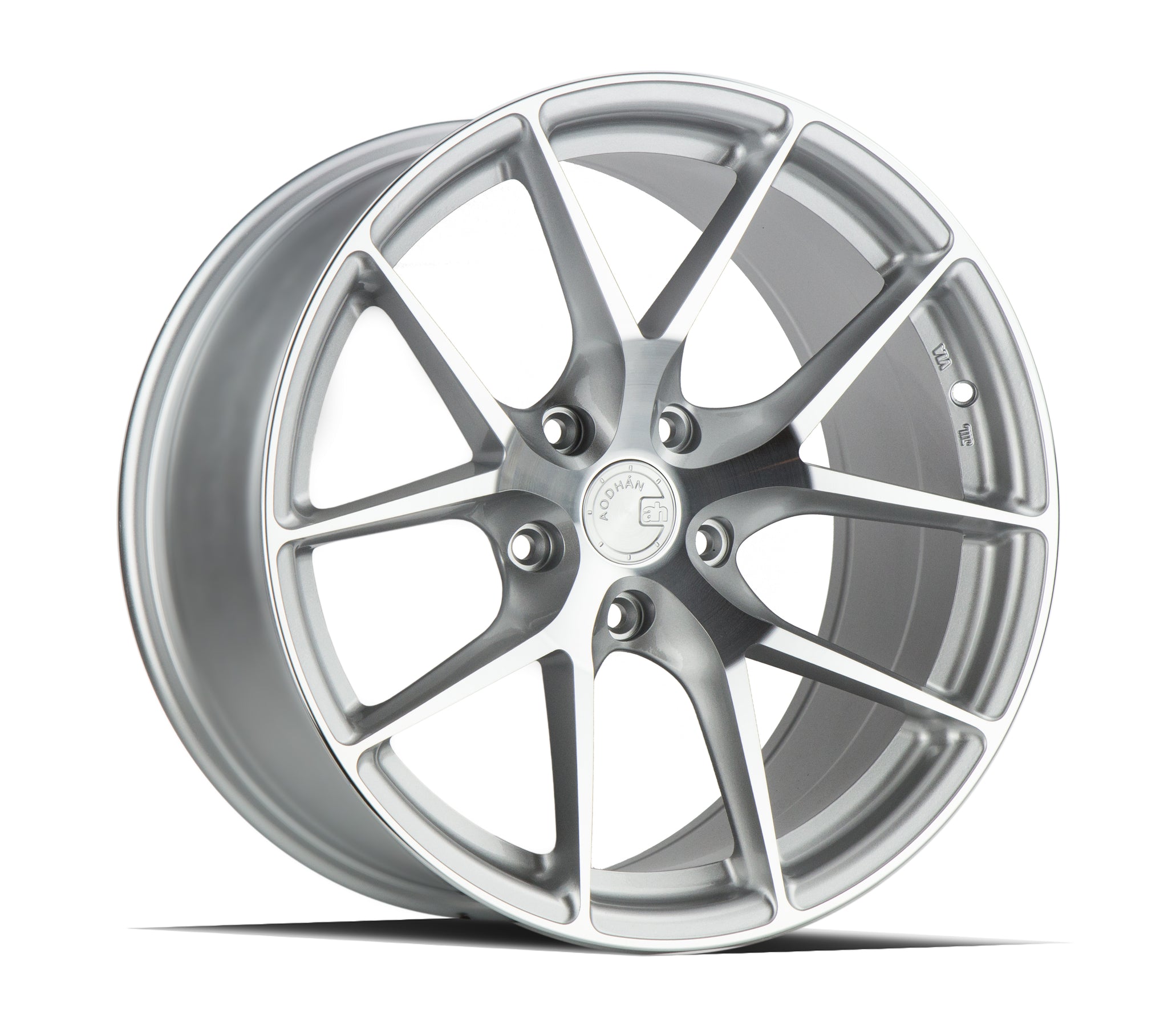 AODHAN AFF7 SILVER WITH MACHINED FACE WHEELS | 18X8.5 | 5X120 | OFFSET: 35MM | CB: 72.6MM
