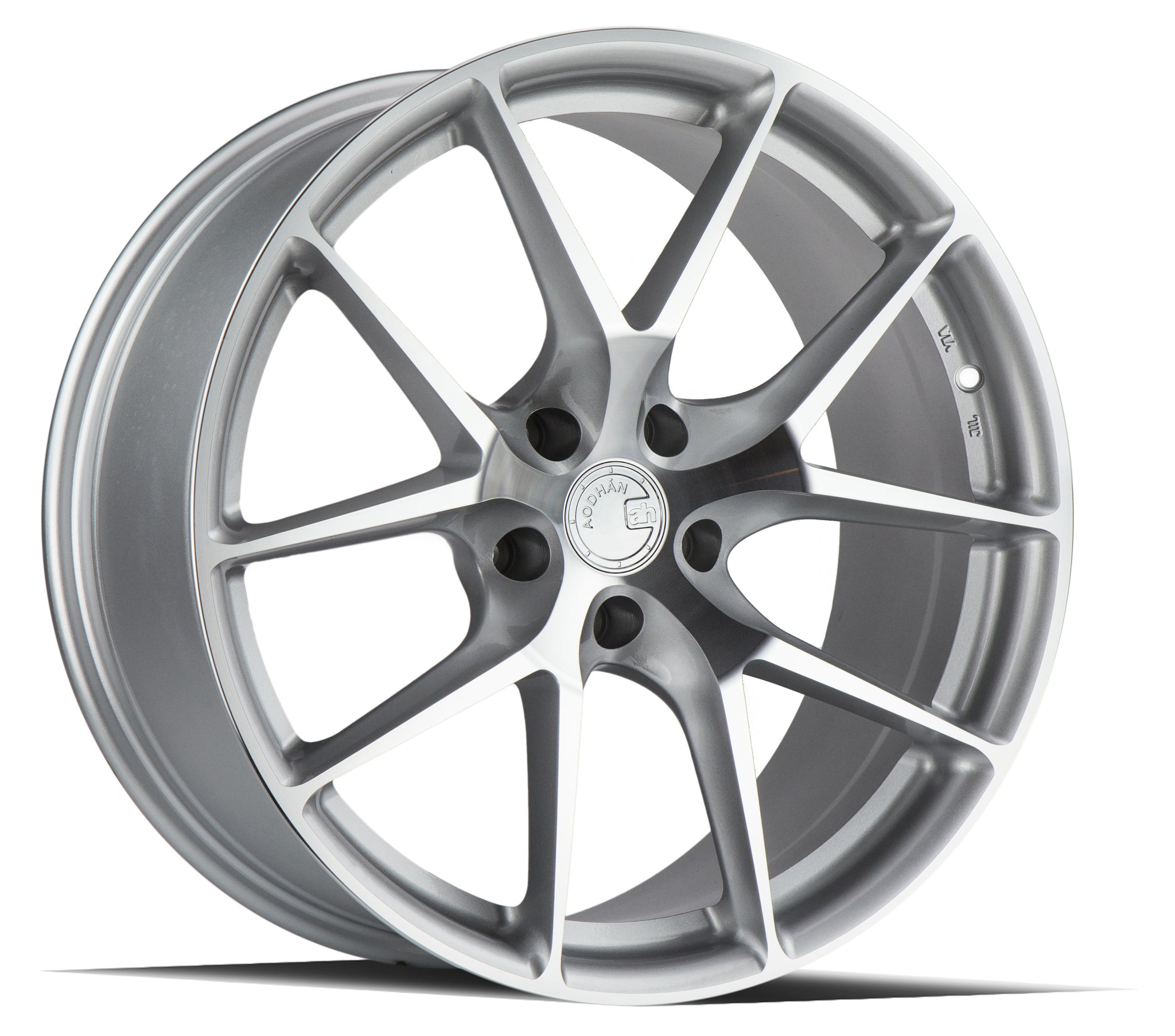AODHAN AFF7 SILVER WITH MACHINED FACE WHEELS | 19X8.5 | 5X120 | OFFSET: 35MM | CB: 72.6MM