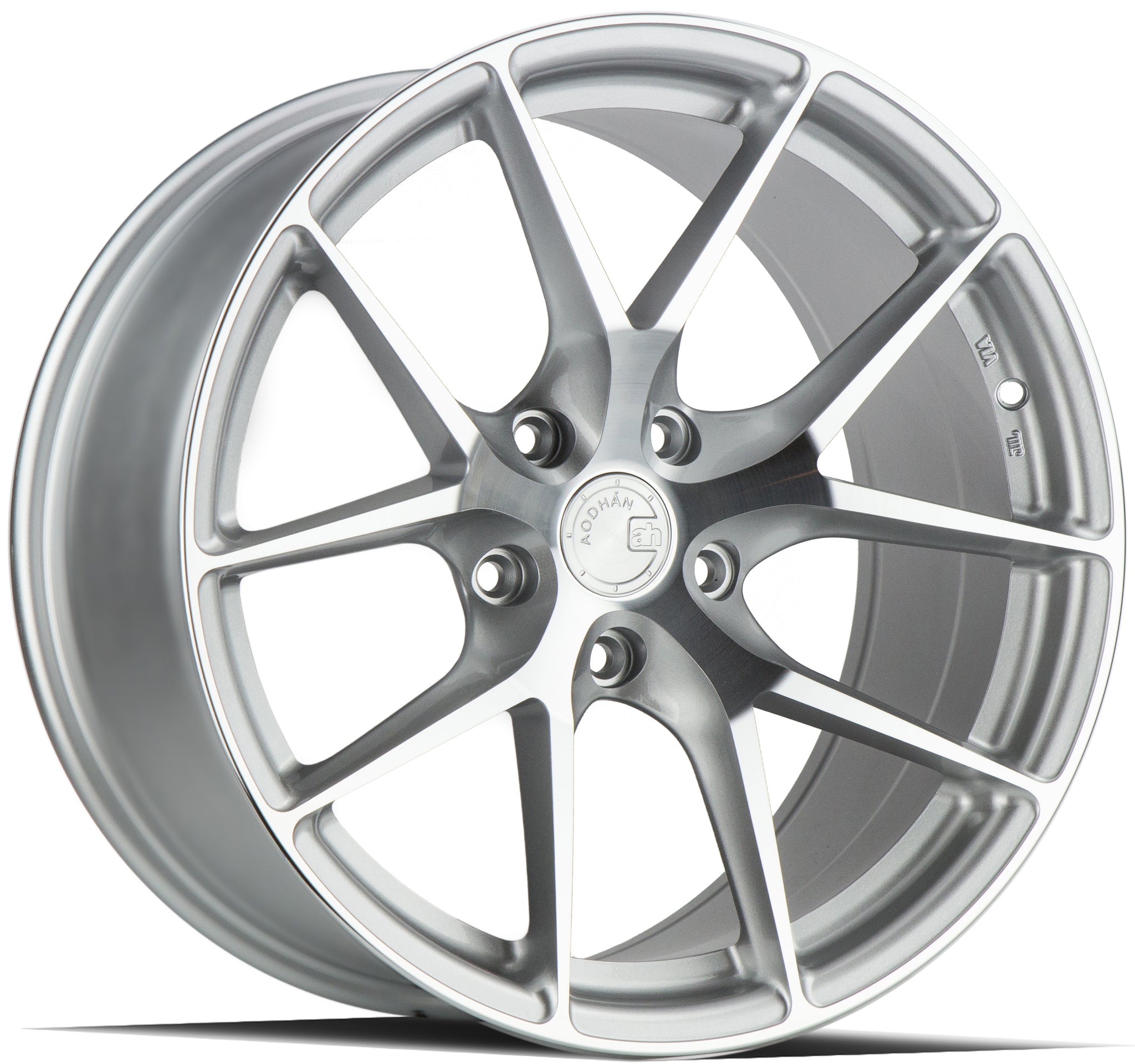 AODHAN AFF7 SILVER WITH MACHINED FACE WHEELS | 20X10.5 | 5X114.3 | OFFSET: 35MM | CB: 73.1MM