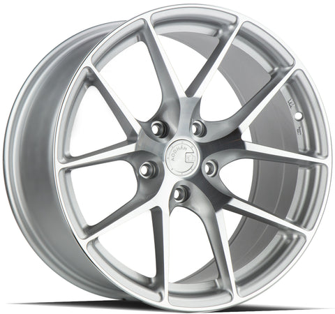 AODHAN AFF7 SILVER WITH MACHINED FACE WHEELS | 20X10.5 | 5X112 | OFFSET: 35MM | CB: 73.1MM