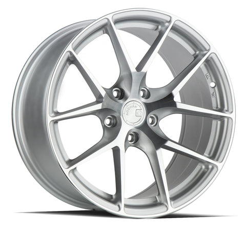 AODHAN AFF7 SILVER WITH MACHINED FACE WHEELS | 20X9 | 5X114.3 | OFFSET: 30MM | CB: 73.1MM