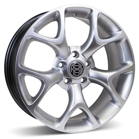 RSSW AERO HYPER SILVER WHEELS | 17X7 | 5X105 | OFFSET: 35MM | CB: 56.6MM