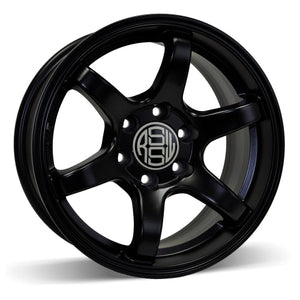 RSSW TORQUE MATTE BLACK WHEELS | 16X7.5 | 6X120 | OFFSET: 23MM | CB: 67.1MM