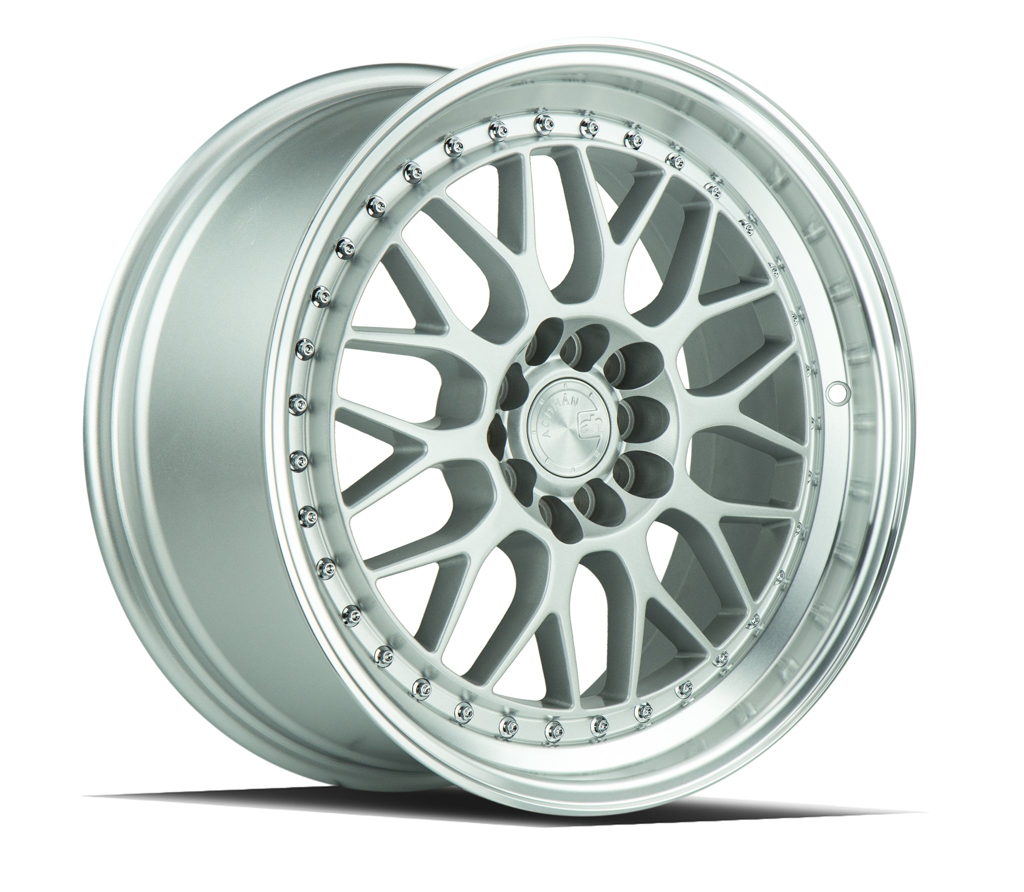 AODHAN AH02 SILVER WITH MACHINED LIP WHEELS | 17X8 | 5X100/5X114.3 | OFFSET: 35MM | CB: 73.1MM