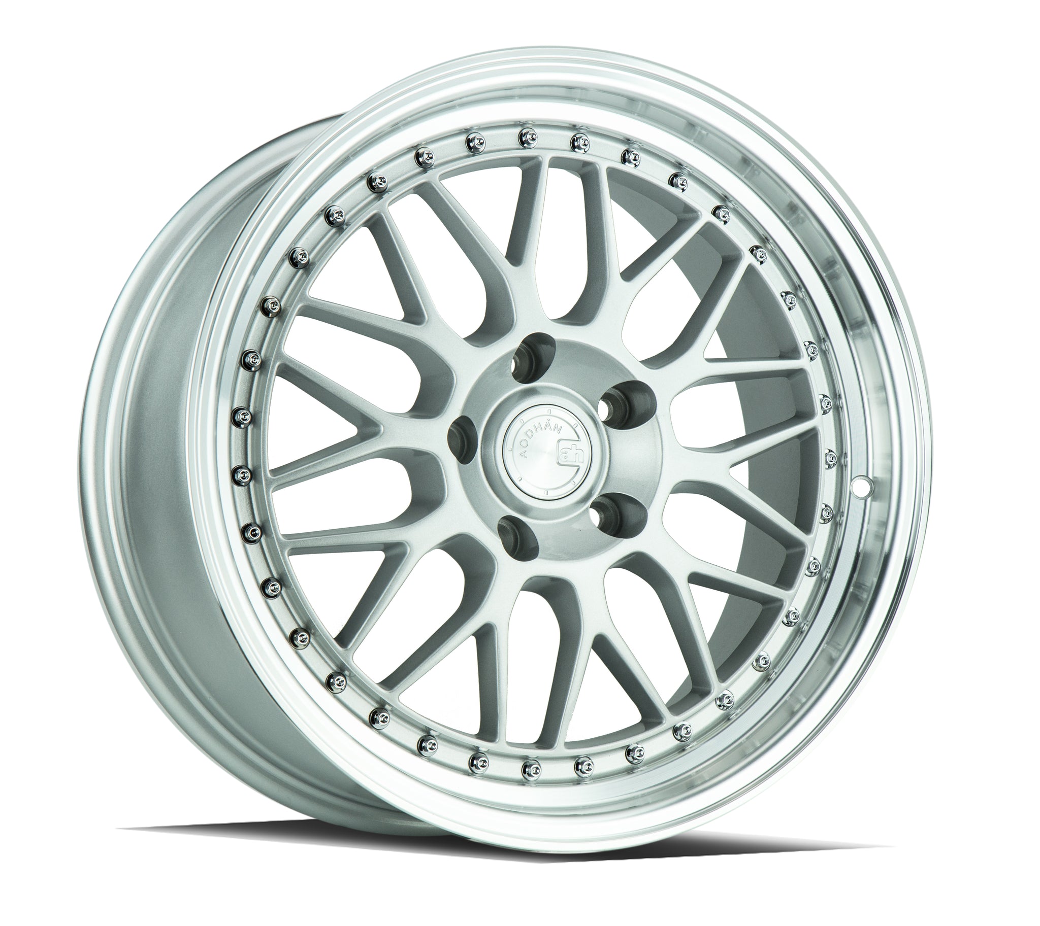 AODHAN AH02 SILVER WITH MACHINED LIP WHEELS | 18X8.5 | 5X120 | OFFSET: 35MM | CB: 72.6MM