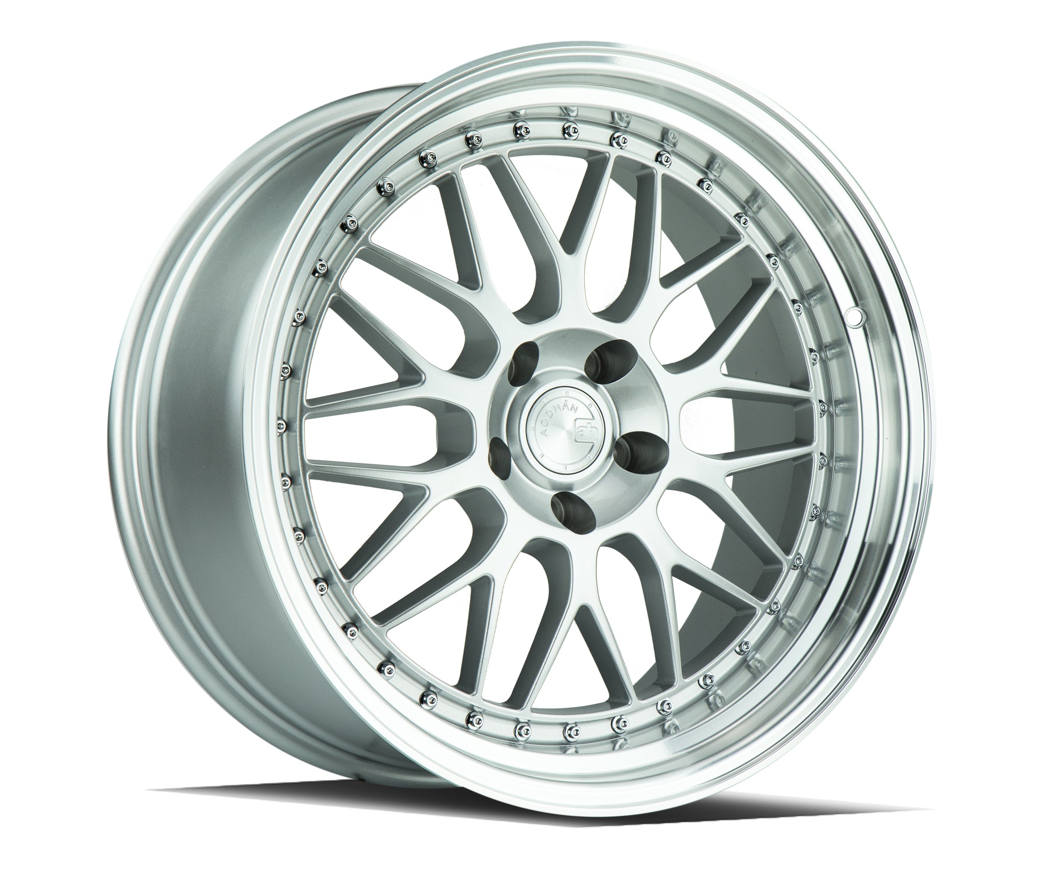 AODHAN AH02 SILVER WITH MACHINED LIP WHEELS | 19X9.5 | 5X114.3 | OFFSET: 22MM | CB: 73.1MM