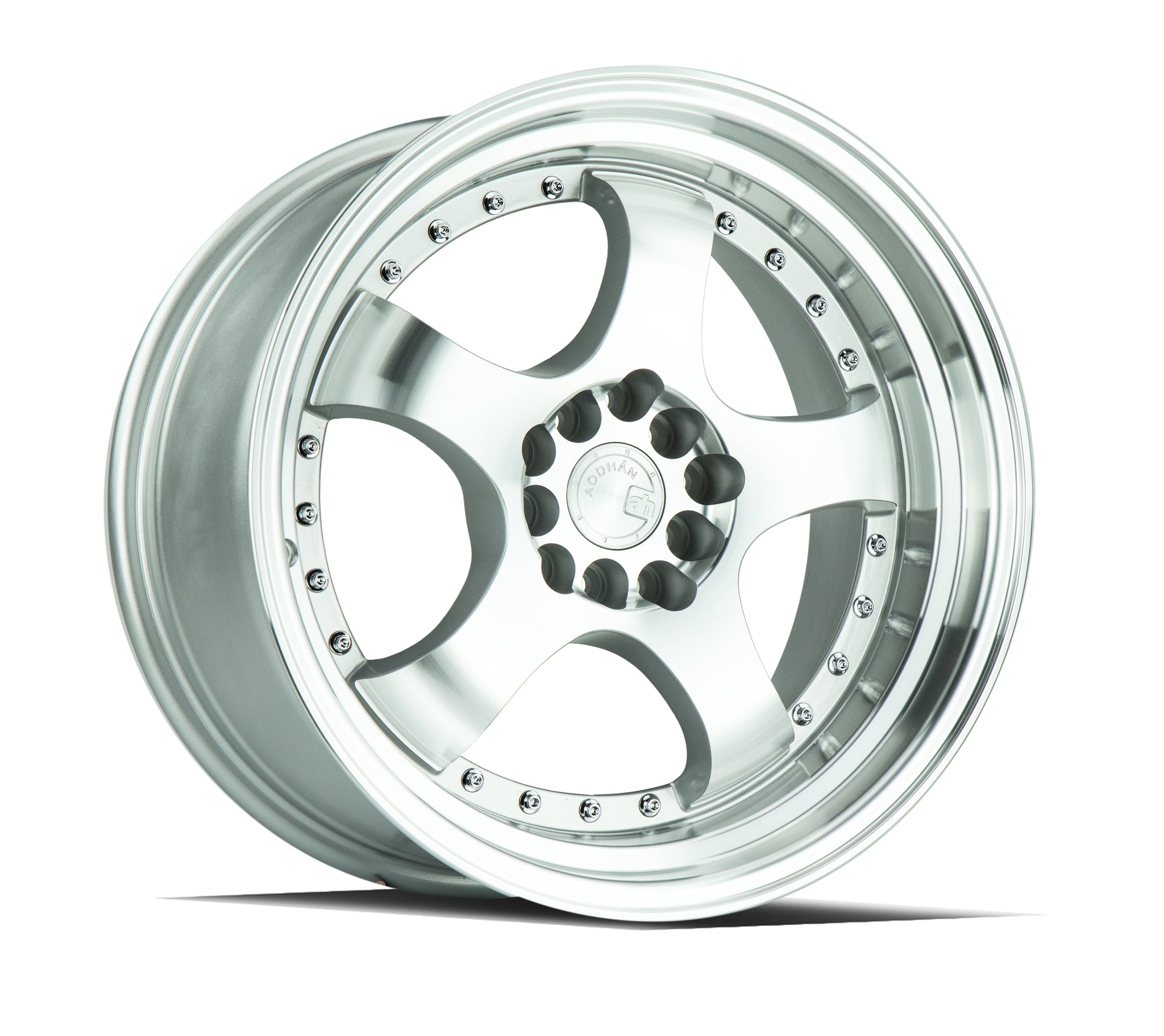 AODHAN AH03 SILVER WITH MACHINED FACE WHEELS | 17X9 | 5X100/5X114.3 | OFFSET: 25MM | CB: 73.1MM